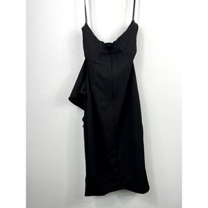NWT‎ Saints + Secrets Sleeveless Black Mini Dress Size S Ruffle
